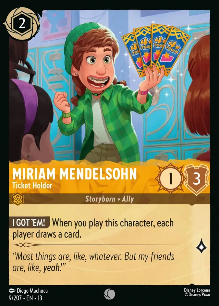 Miriam Mendelsohn - Ticket Holder - foil