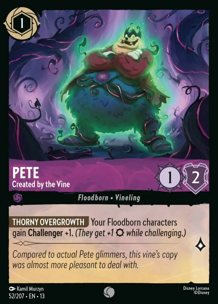 Pete - Created by the Vine - foil