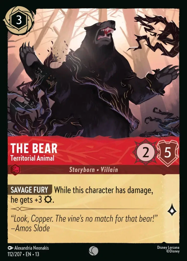 The Bear - Territorial Animal - foil