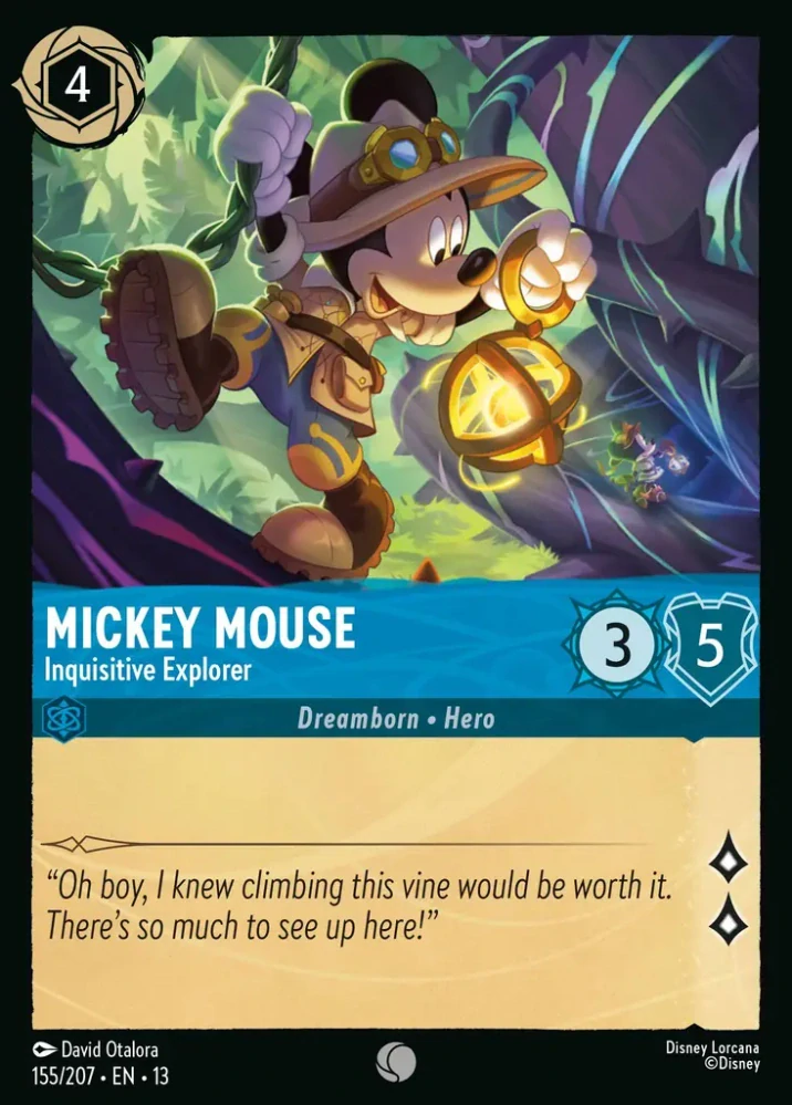 Mickey Mouse - Inquisitive Explorer - foil