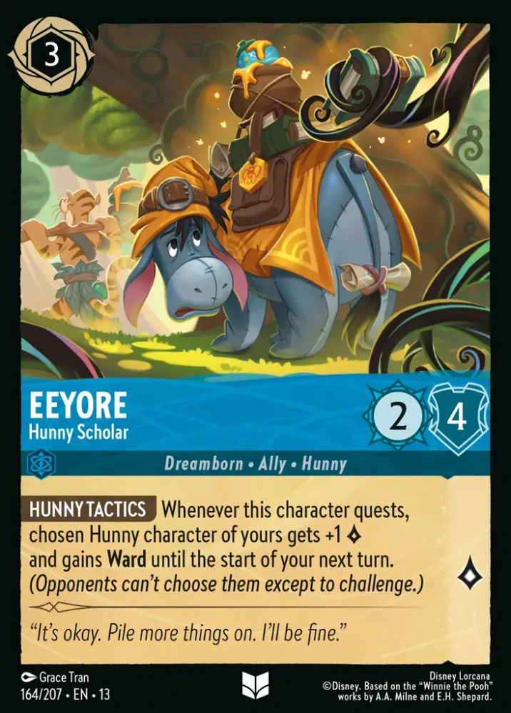 Eeyore - Hunny Scholar - foil