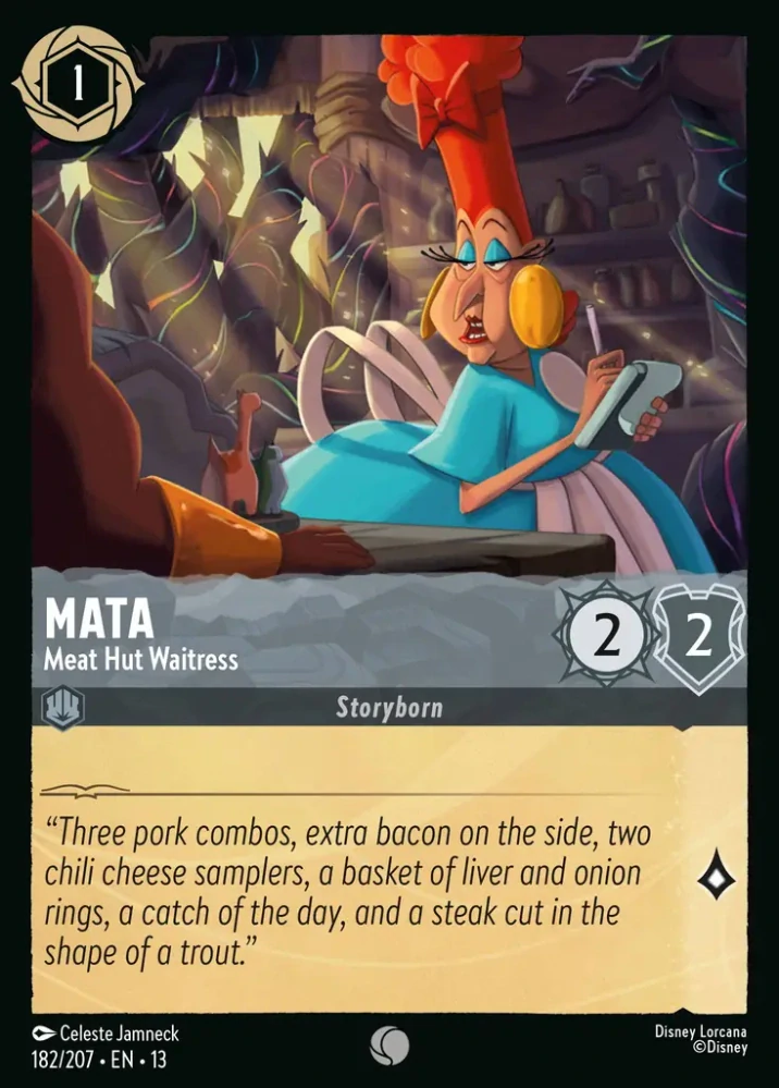 Mata - Meat Hut Waitress - foil