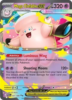 Mega Clefable ex (POR 031)
