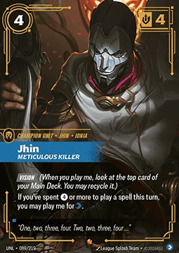 Jhin, Meticulous Killer (V.1 - Epic)