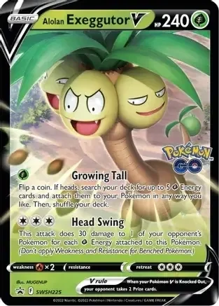 Alolan Exeggutor V (SWSH 225)