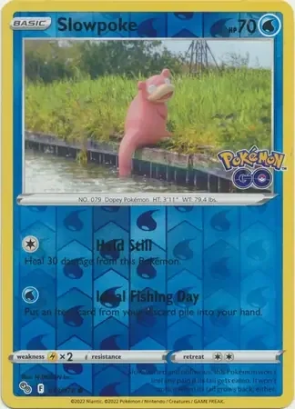 Slowpoke (PGO 019) - REVERSE HOLO