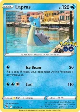 Lapras (PGO 023) - HOLO
