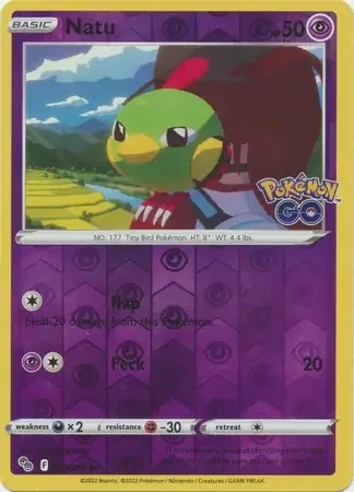 Natu (PGO 032) - REVERSE HOLO
