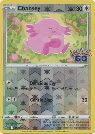 Chansey (PGO 051) - REVERSE HOLO