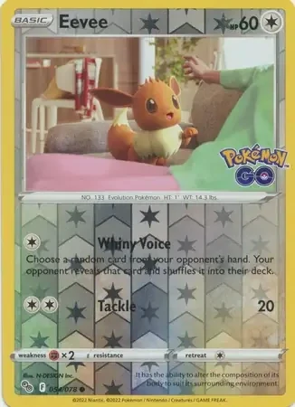 Eevee (PGO 054) - REVERSE HOLO
