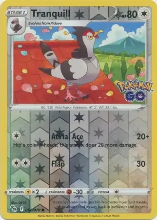 Tranquill (PGO 062) - REVERSE HOLO