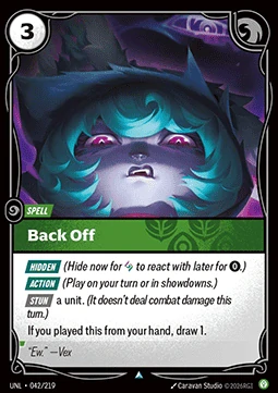 Back Off