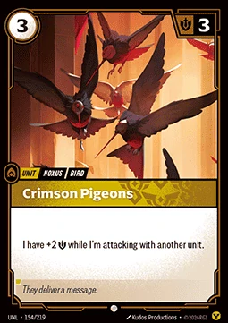 Crimson Pigeons