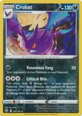 Crobat (SIT 105) - REVERSE HOLO