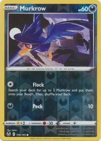 Murkrow (SIT 106) - REVERSE HOLO