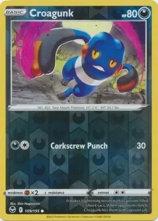 Croagunk (SIT 109) - REVERSE HOLO