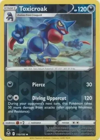 Toxicroak (SIT 110) - REVERSE HOLO