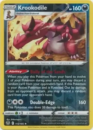 Krookodile (SIT 113) - REVERSE HOLO