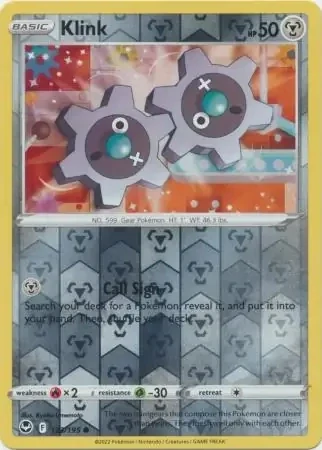 Klink (SIT 123) - REVERSE HOLO