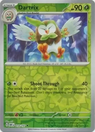 Dartrix (OBF 014) - REVERSE HOLO