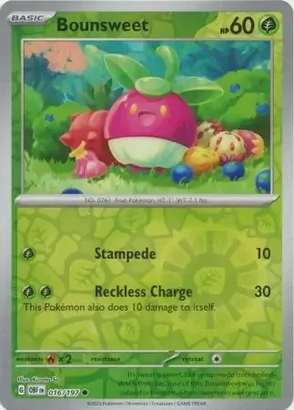 Bounsweet (OBF 016) - REVERSE HOLO
