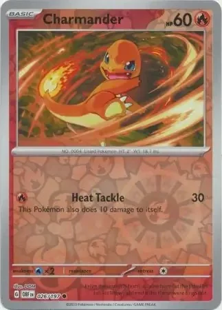 Charmander (OBF 026) - REVERSE HOLO
