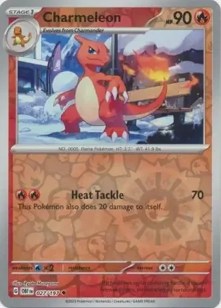 Charmeleon (OBF 027) - REVERSE HOLO