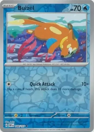Buizel (OBF 048) - REVERSE HOLO