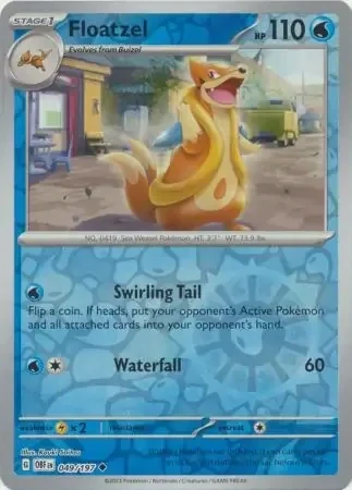 Floatzel (OBF 049) - REVERSE HOLO
