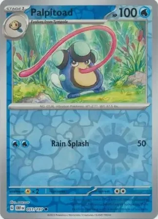 Palpitoad (OBF 051) - REVERSE HOLO