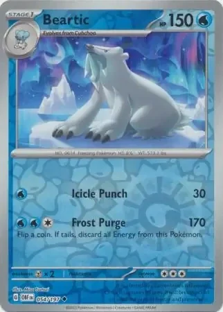 Beartic (OBF 054) - REVERSE HOLO