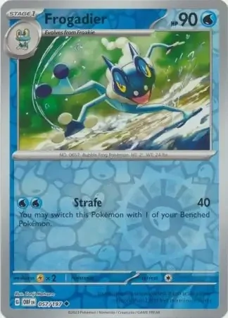 Frogadier (OBF 057) - REVERSE HOLO