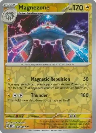 Magnezone (OBF 065) - REVERSE HOLO