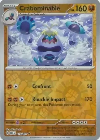 Crabominable (OBF 115) - REVERSE HOLO