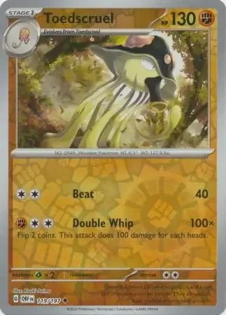 Toedscruel (OBF 119) - REVERSE HOLO