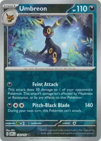 Umbreon (OBF 130) - REVERSE HOLO