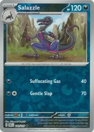Salazzle (OBF 140) - REVERSE HOLO