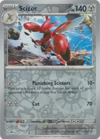 Scizor (OBF 141) - REVERSE HOLO