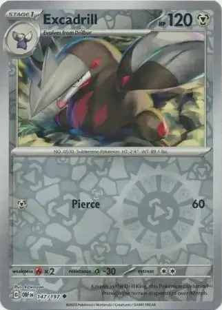 Excadrill (OBF 147) - REVERSE HOLO