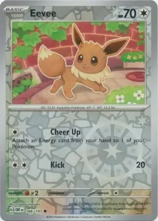 Eevee (OBF 166) - REVERSE HOLO