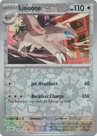 Linoone (OBF 168) - REVERSE HOLO