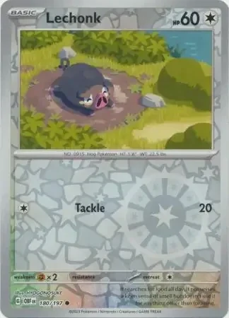 Lechonk (OBF 180) - REVERSE HOLO