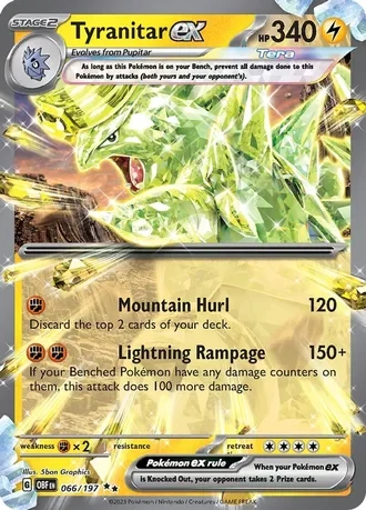 Tyranitar ex (OBF 066)