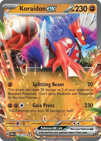 Koraidon ex (OBF 124)