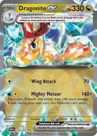 Dragonite ex (OBF 159)