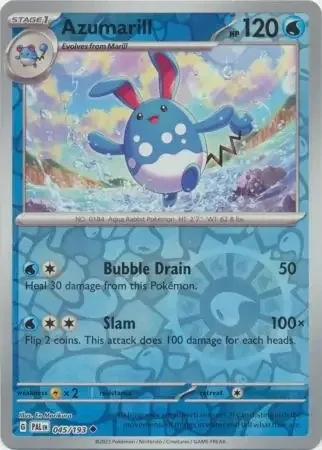 Azumarill (PAL 045) - REVERSE HOLO