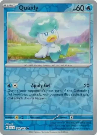 Quaxly (PAL 049) - REVERSE HOLO