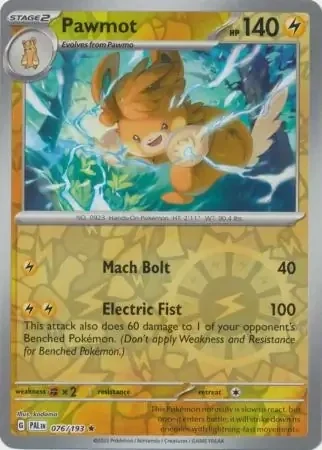 Pawmot (PAL 076) - REVERSE HOLO