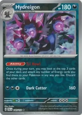 Hydreigon (PAL 140) - REVERSE HOLO