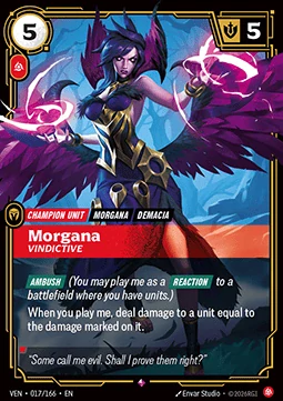 Morgana, Vindictive (V.1 - Rare)